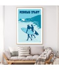 Retro Print | Surf Aireys Inlet | Australia